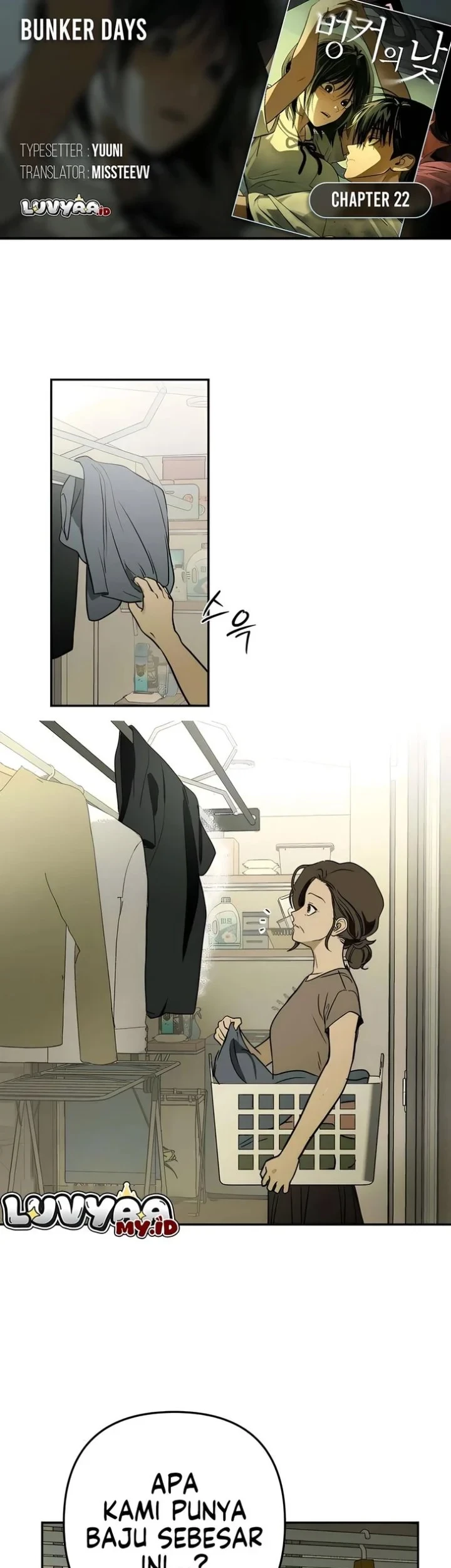 Komik Daytime in the Bunker Chapter 22 gambar 1