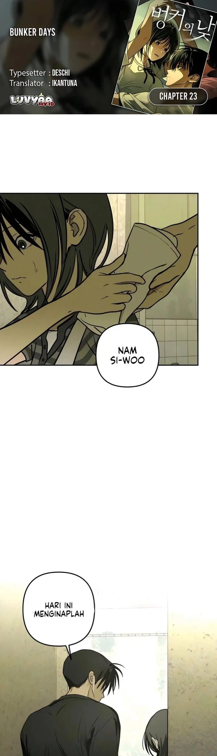 Komik Daytime in the Bunker Chapter 23 gambar 1