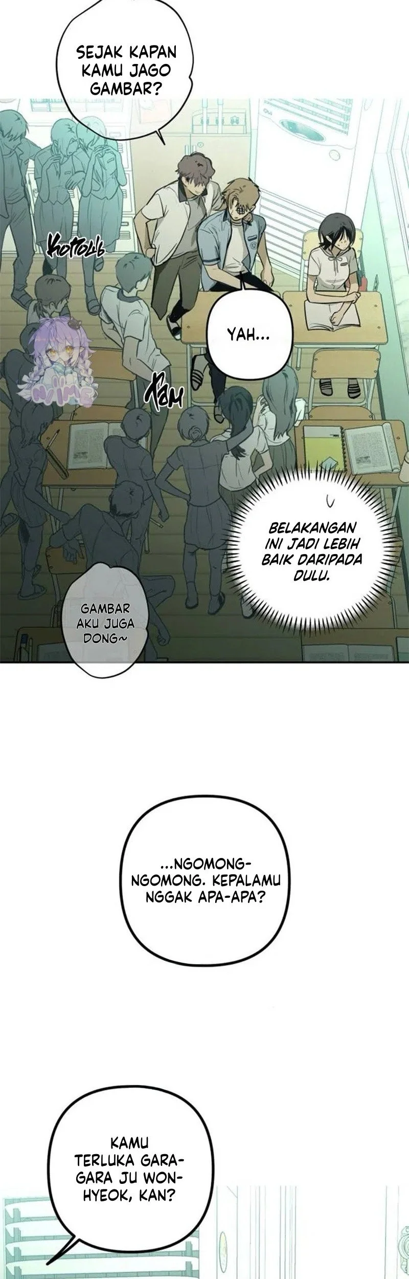Daytime in the Bunker Chapter 27 Gambar 28