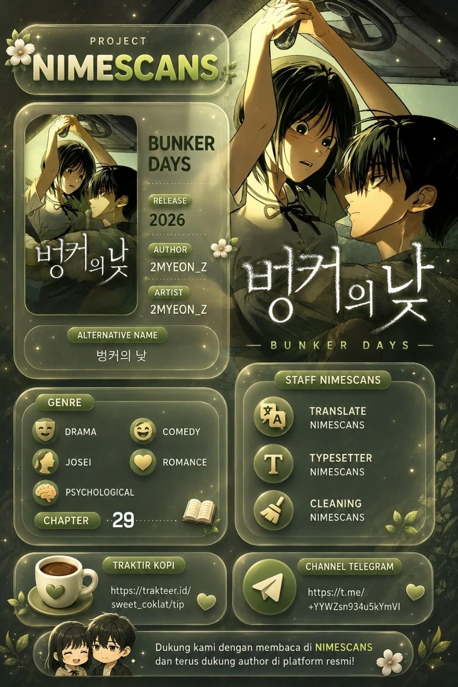Komik Daytime in the Bunker Chapter 29 gambar 1