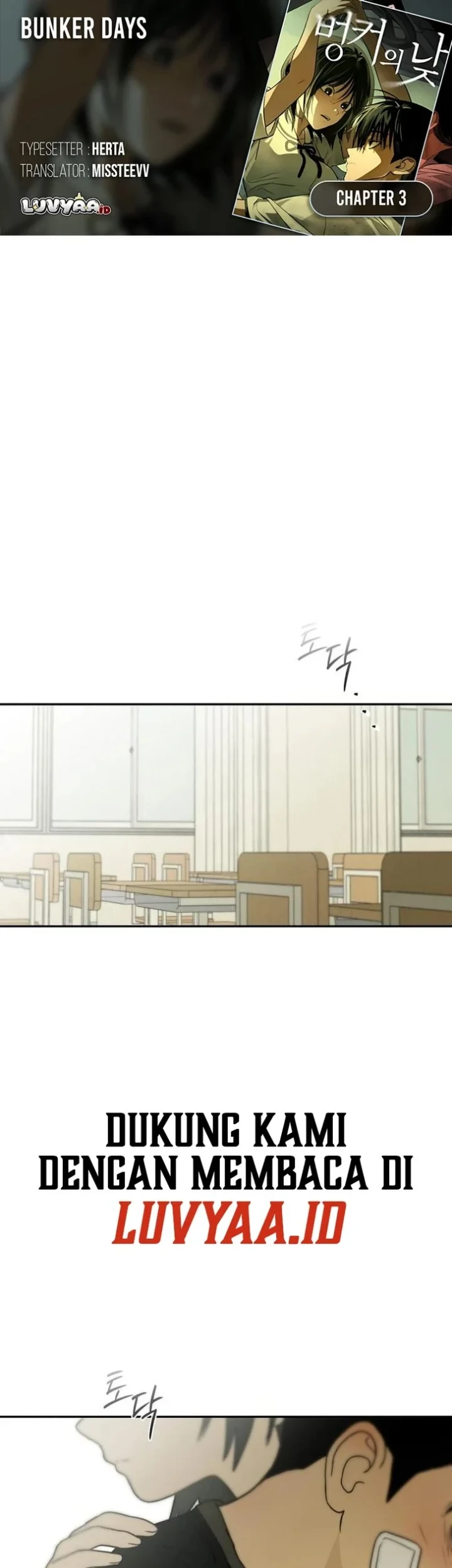 Komik Daytime in the Bunker Chapter 3 gambar 1