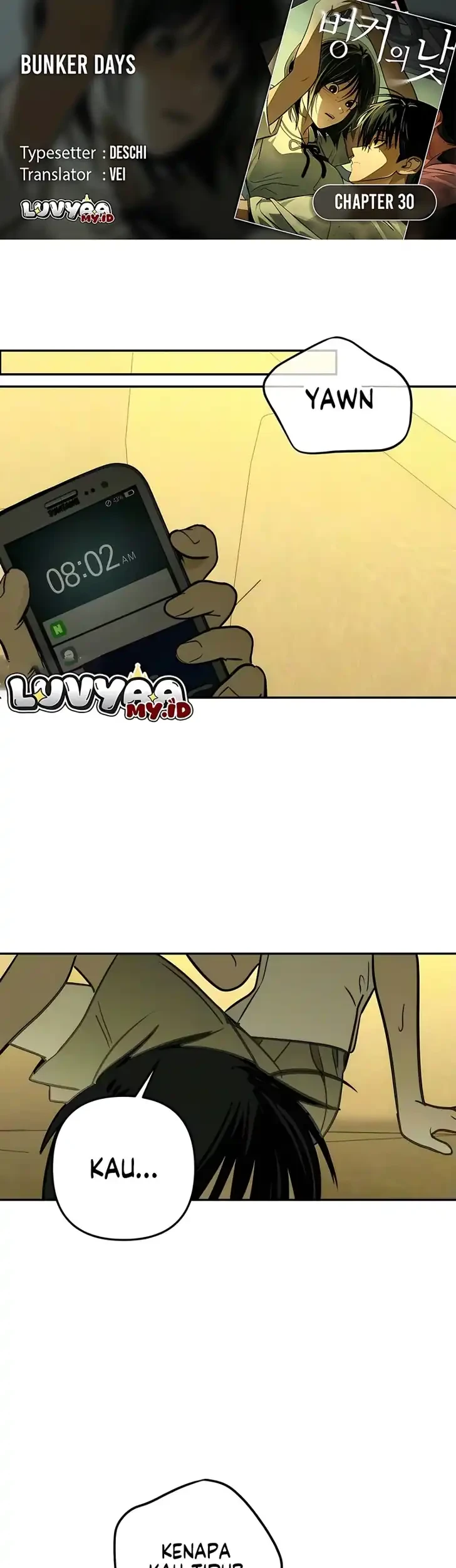 Komik Daytime in the Bunker Chapter 30 gambar 1