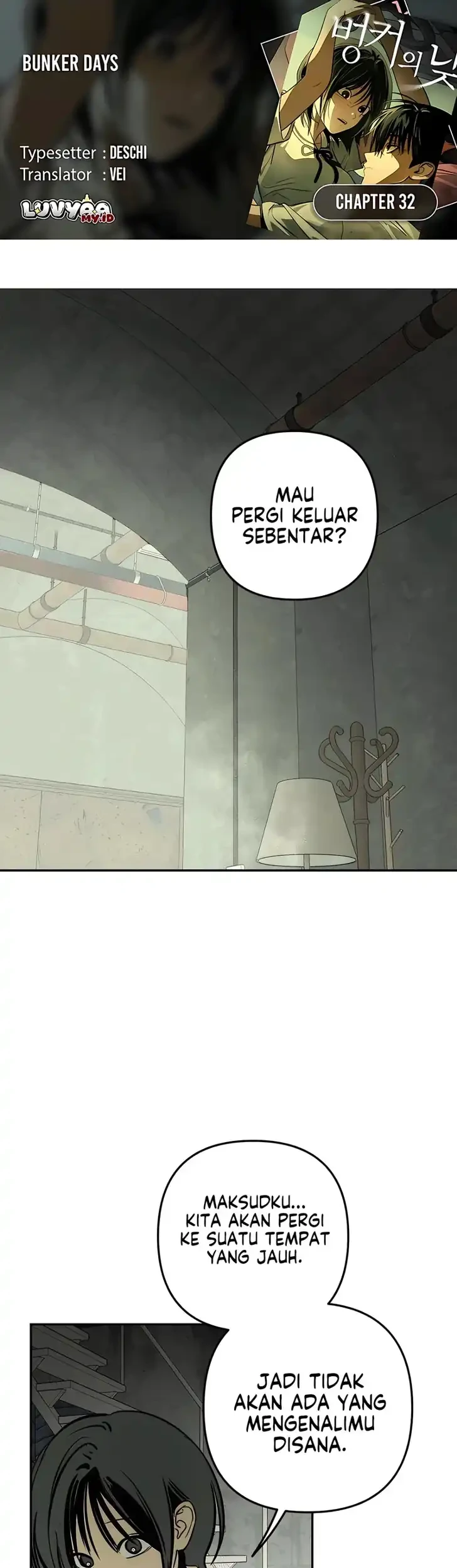 Komik Daytime in the Bunker Chapter 32 gambar 1