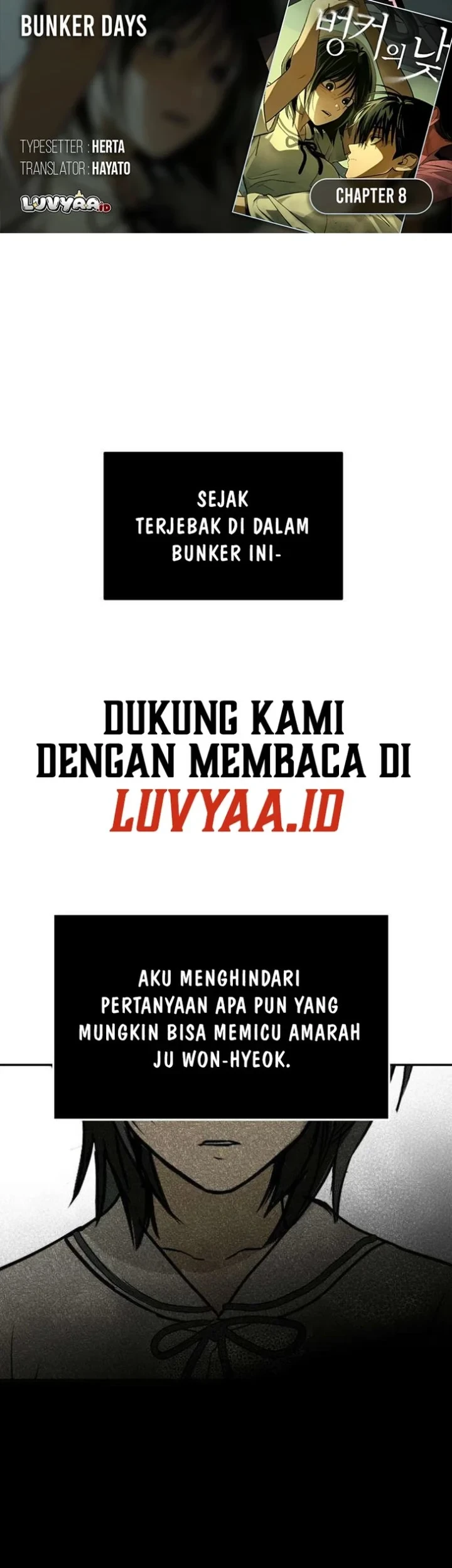 Komik Daytime in the Bunker Chapter 8 gambar 1