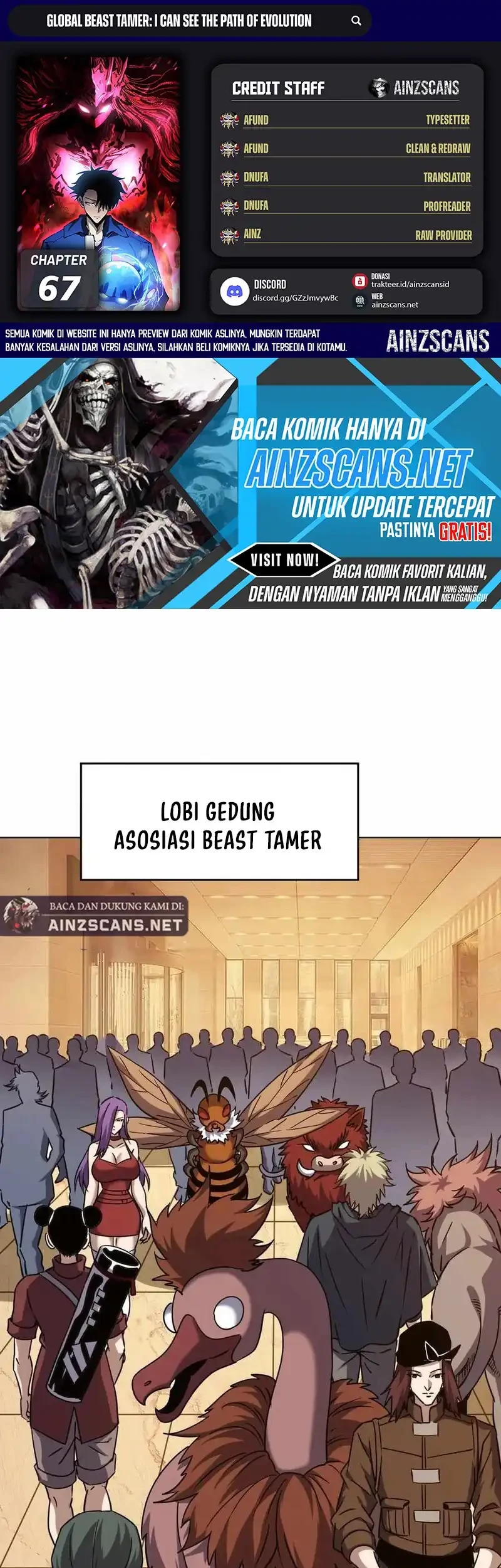 Komik Global Beast Tamer: I Can See the Path of Evolution Chapter 67 gambar 1