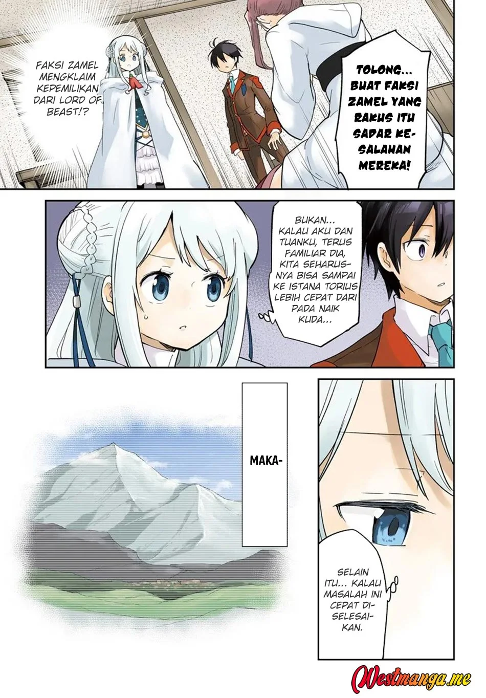 Manga Henkyou Gurashi no Maou, Tensei shite Saikyou no Majutsushi ni naru 〜Aisarenagara Nariagaru Moto Maō wa, Ningen o Shiritai〜 Chapter 57 gambar 2