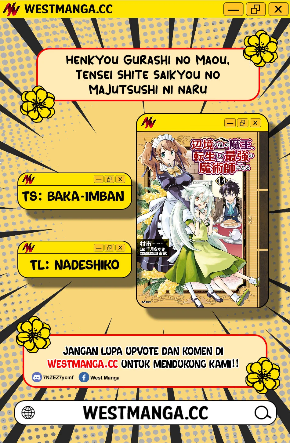 Manga Henkyou Gurashi no Maou, Tensei shite Saikyou no Majutsushi ni naru 〜Aisarenagara Nariagaru Moto Maō wa, Ningen o Shiritai〜 Chapter 62 gambar 2