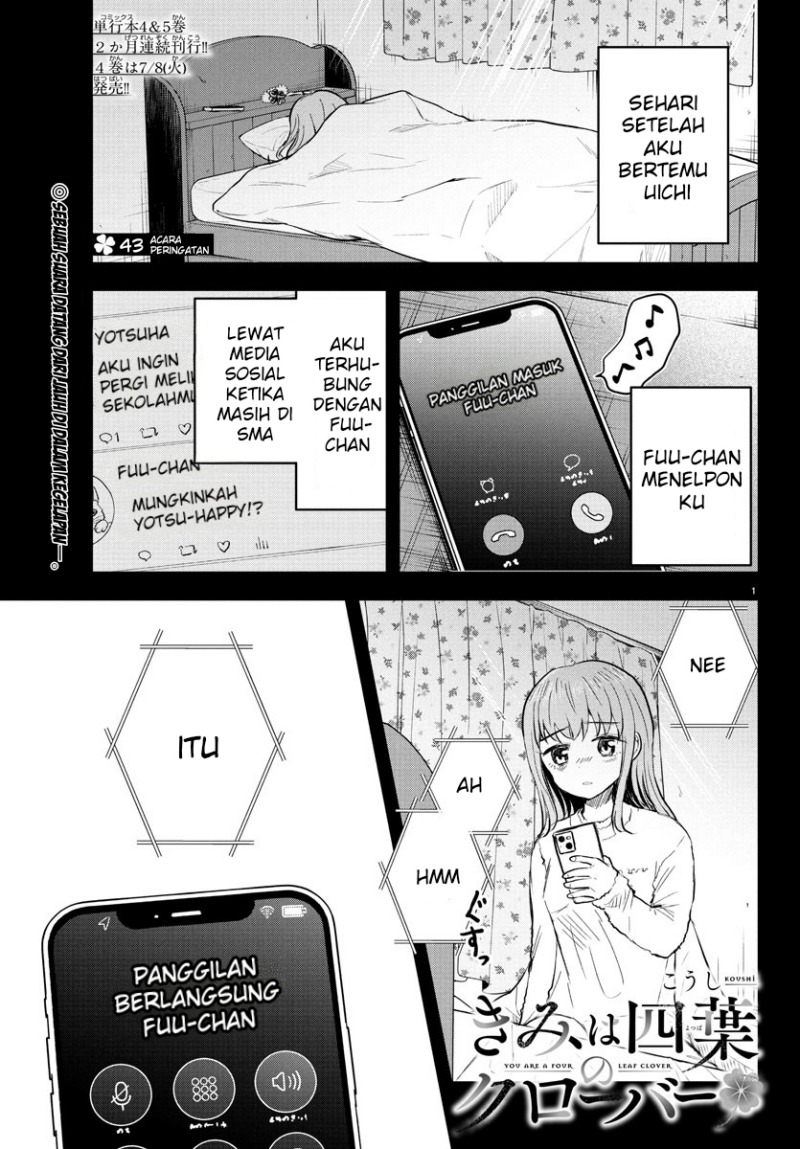 Manga Kimi wa Yotsuba no Clover Chapter 43 gambar 2
