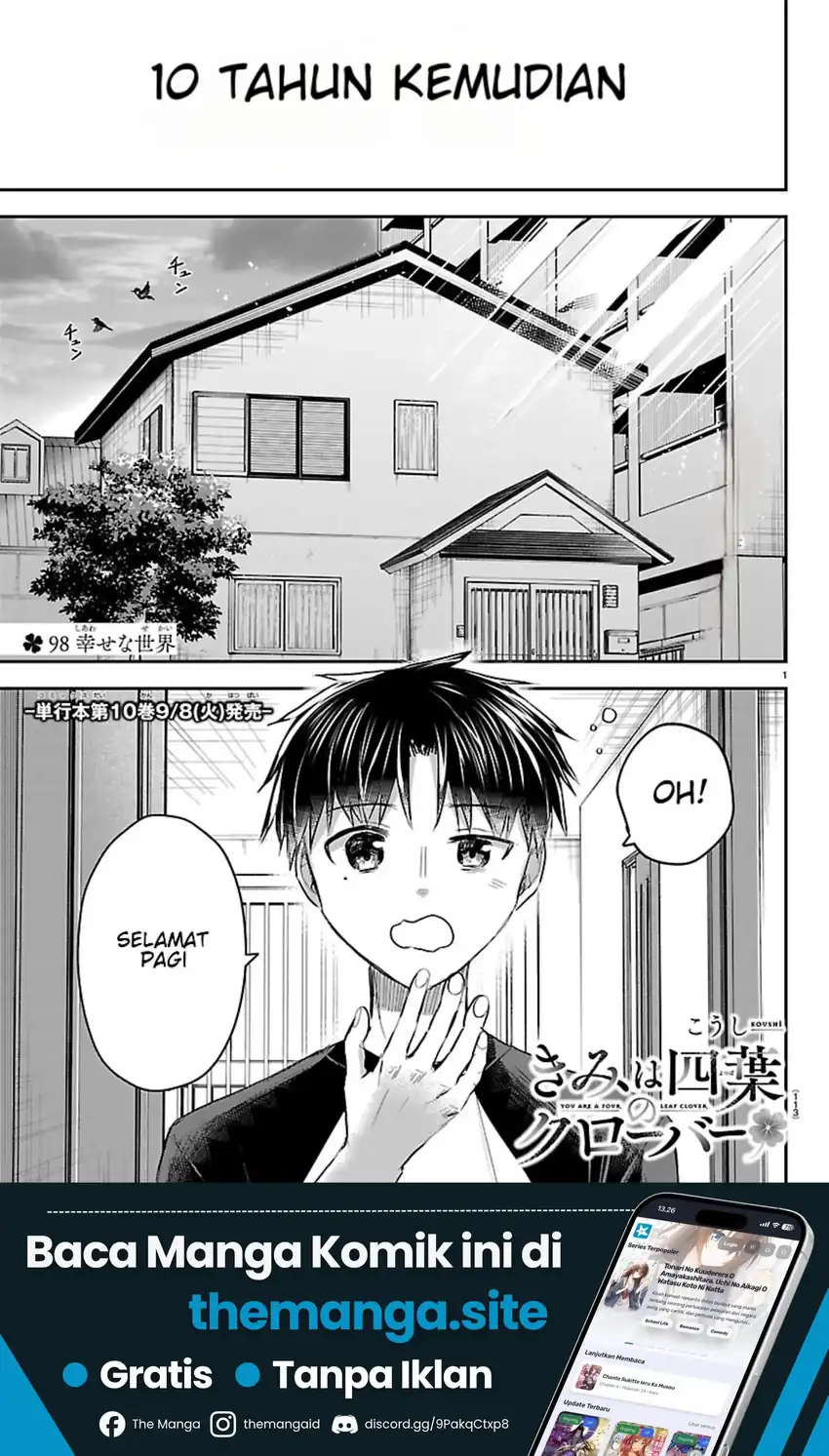 Manga Kimi wa Yotsuba no Clover Chapter 98 gambar 2