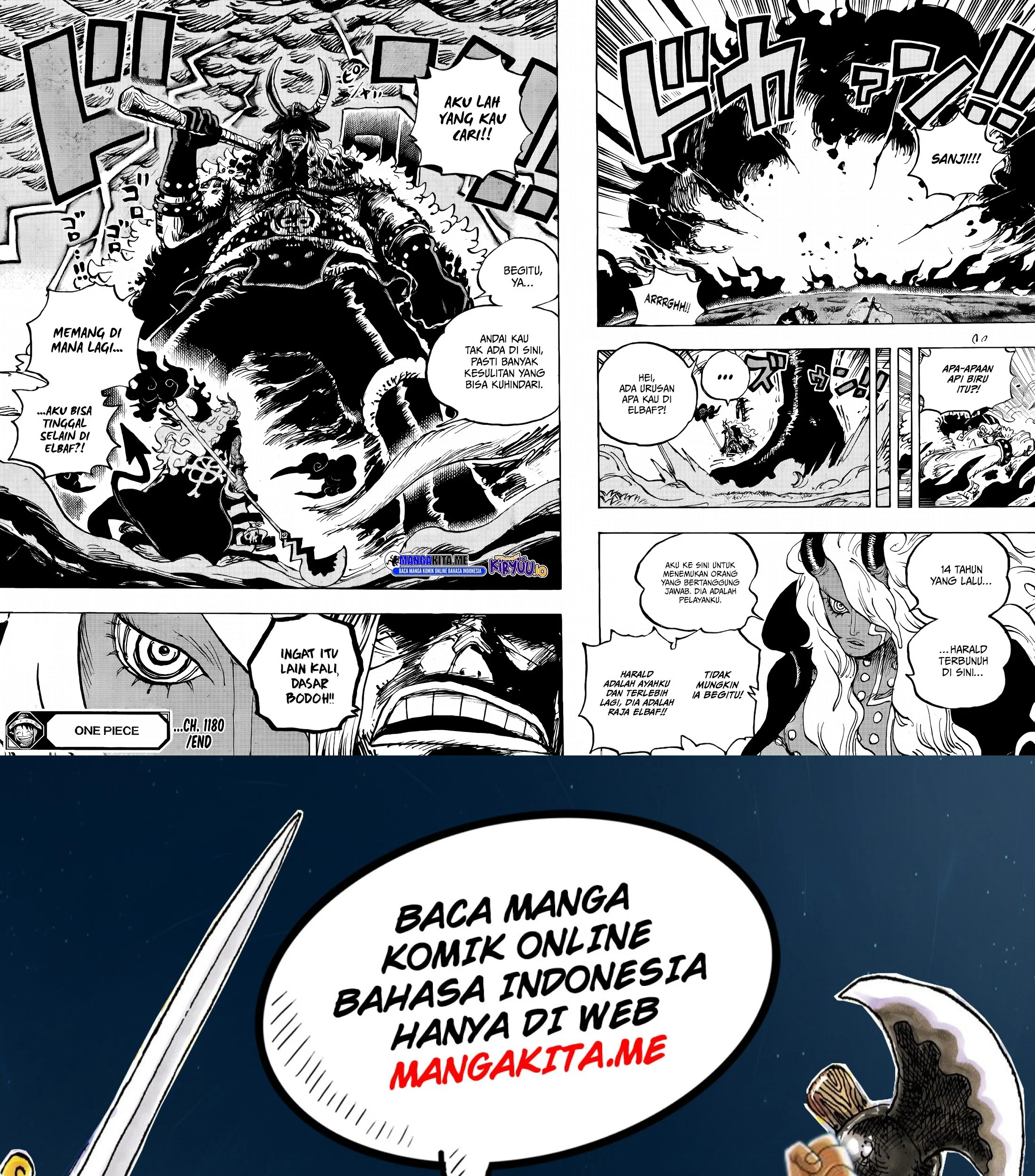 One Piece Chapter 1180 Gambar 16