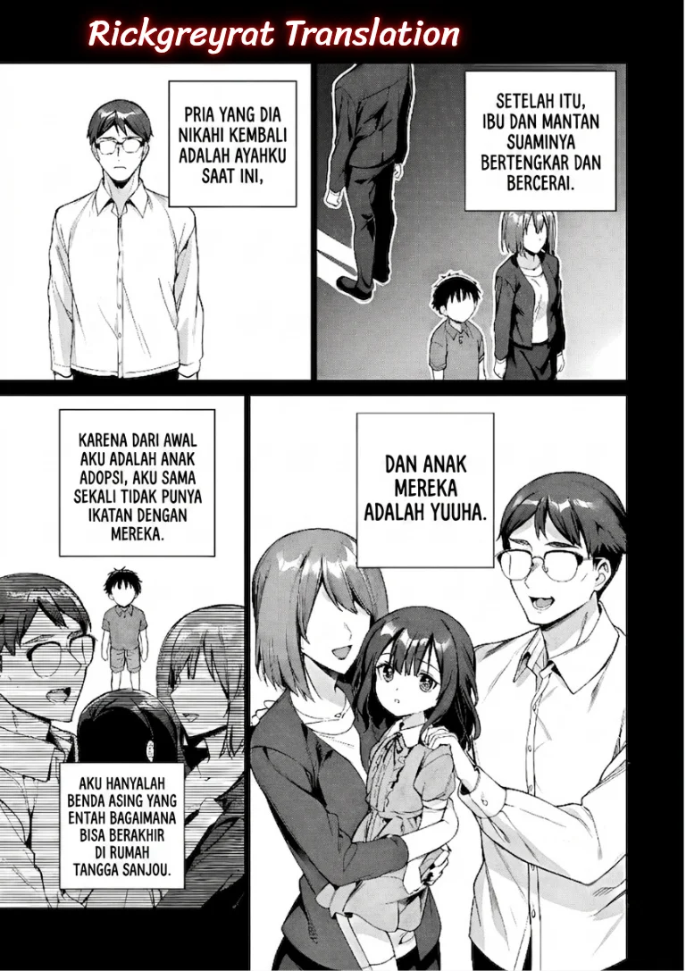 Ore wa Gimai ni Uso wo Tsuku ~Chi no Tsunaganai Imouto wo Ore ga Hikitoru Koto ni Shita~ Chapter 1 Gambar 44