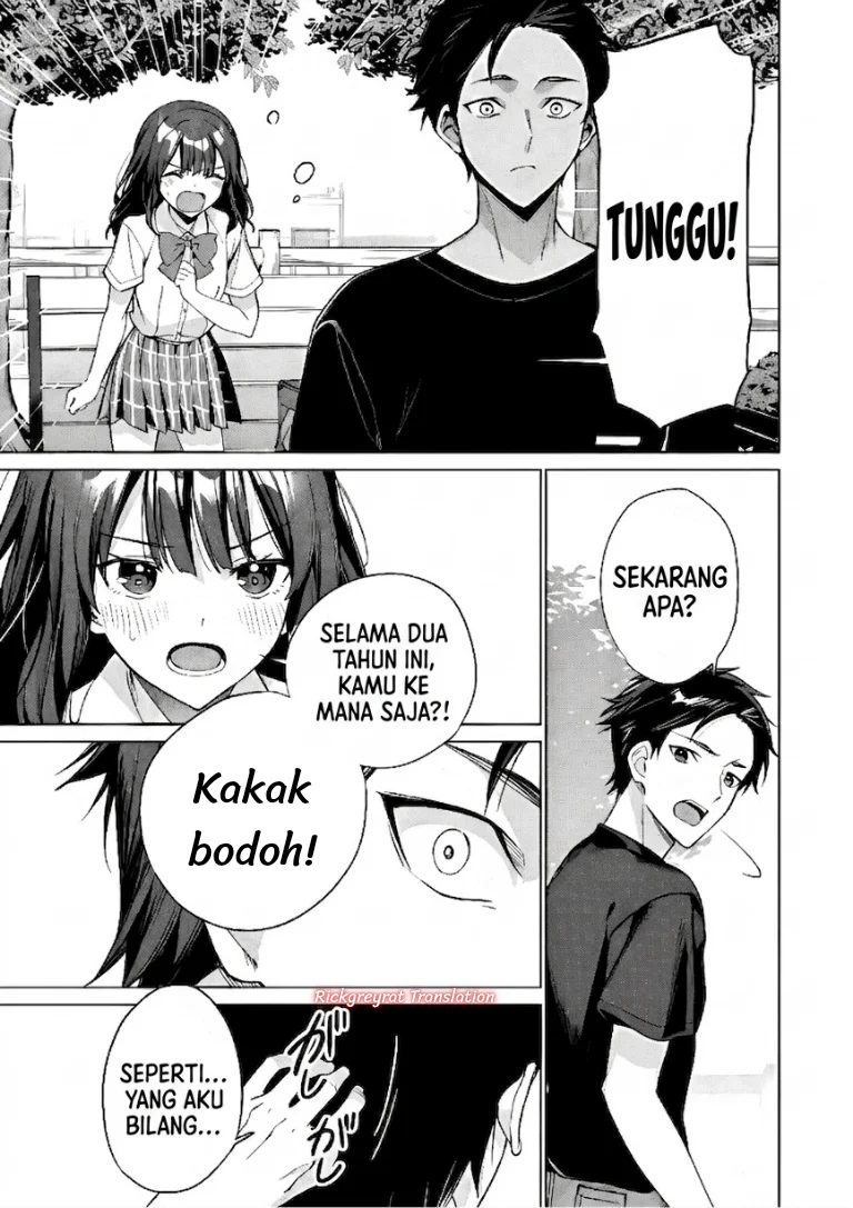 Ore wa Gimai ni Uso wo Tsuku ~Chi no Tsunaganai Imouto wo Ore ga Hikitoru Koto ni Shita~ Chapter 1 Gambar 58