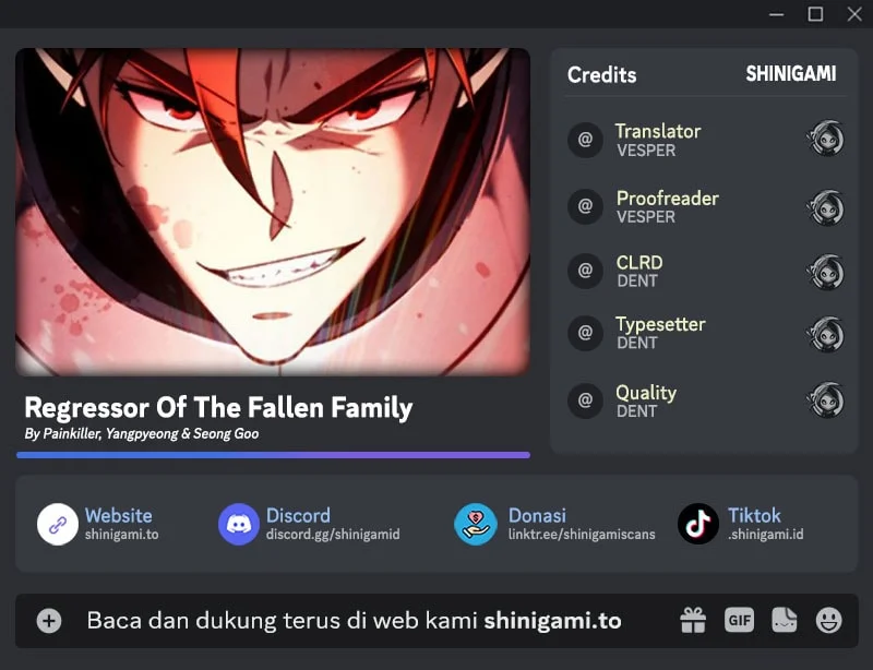Komik Regressor Of The Fallen Family Chapter 146 gambar 1