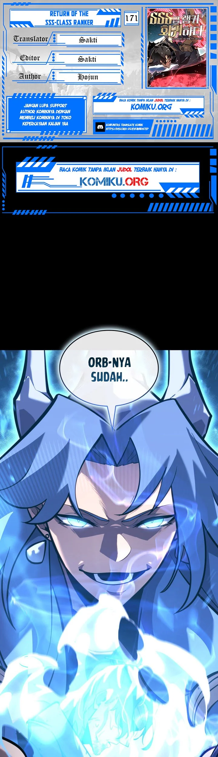 Komik Return of the SSS-Class Ranker Chapter 171 R gambar 1