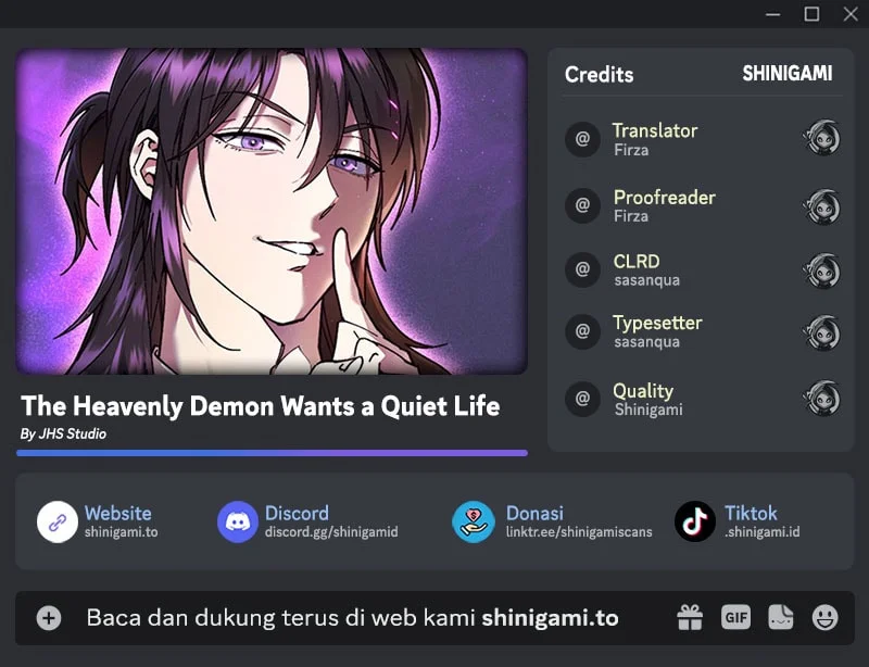 Komik The Heavenly Demon Wants A Quiet Life Chapter 70 gambar 1