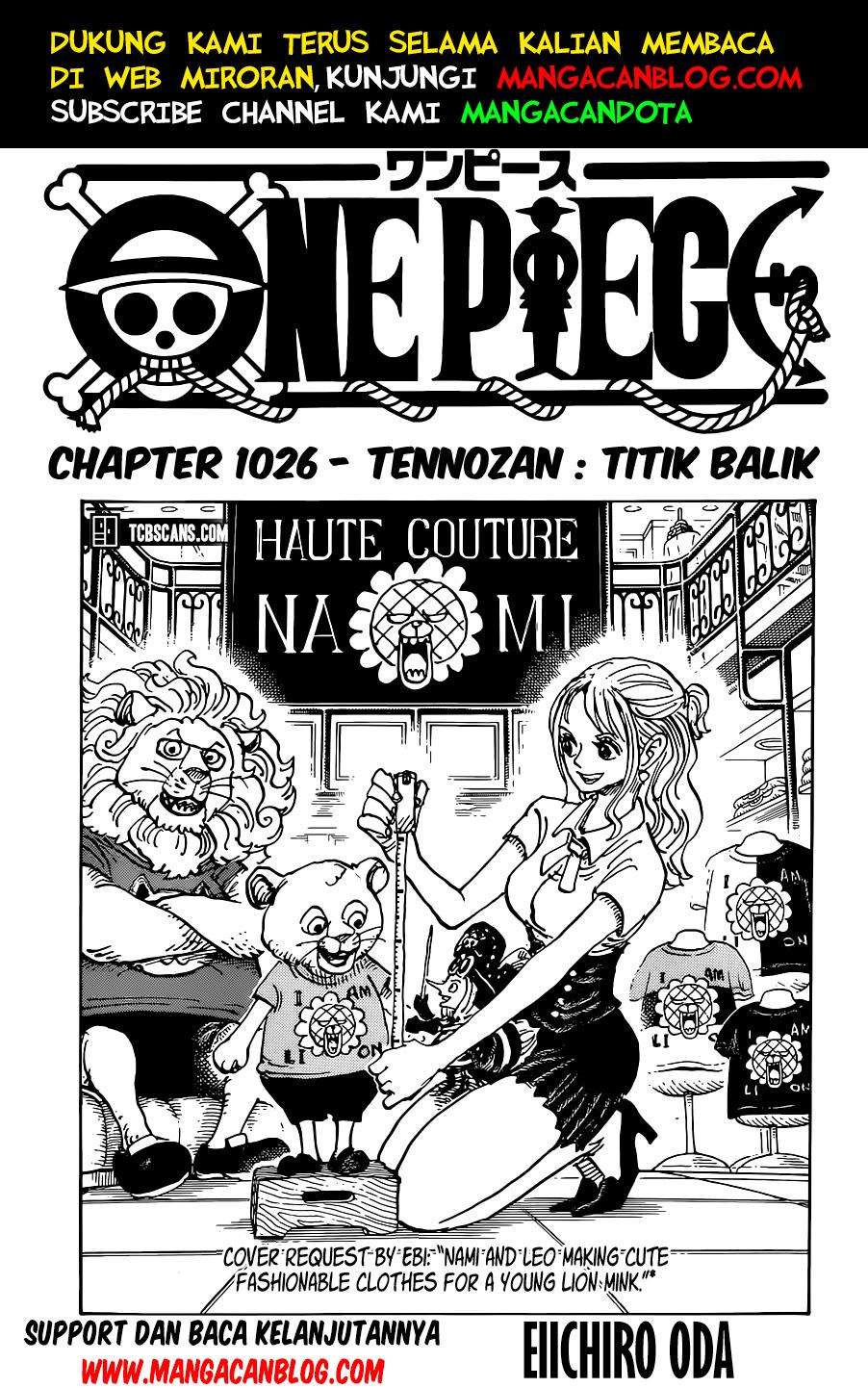 Komik One Piece Chapter 1026 gambar 1