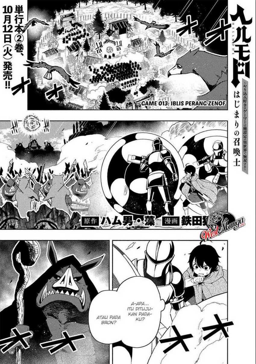 Manga Hell Mode: Yarikomi Suki no Gamer wa Hai Settei no Isekai de Musou Suru Chapter 13 gambar 2