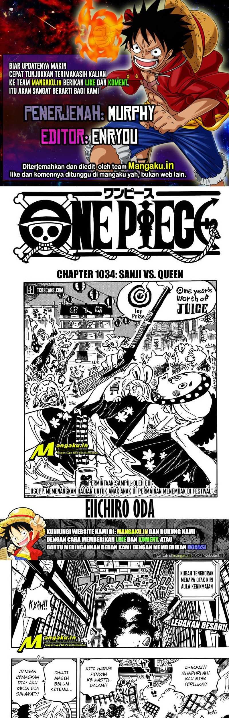 Komik One Piece Chapter 1034 gambar 1