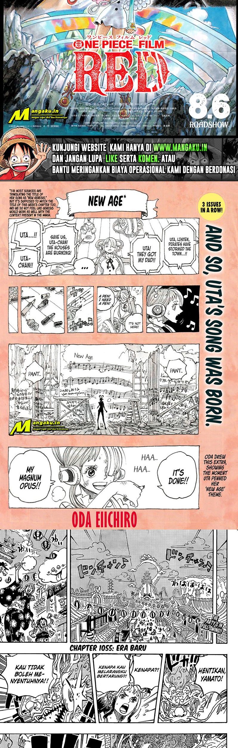 Manga One Piece Chapter 1055 gambar 2