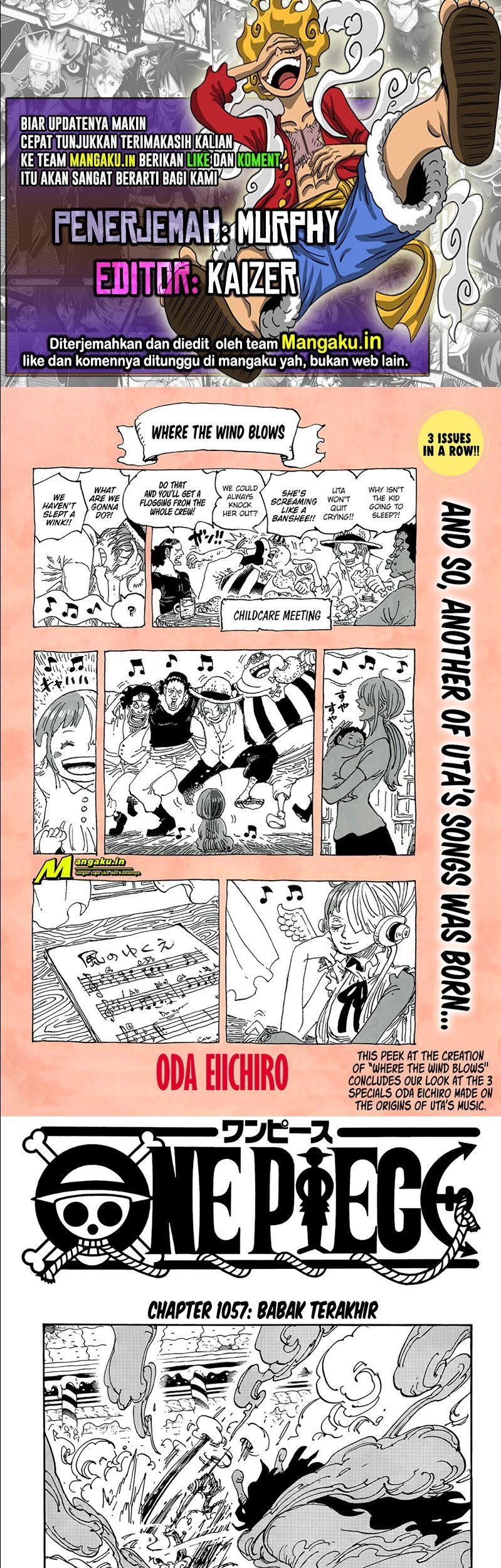 Komik One Piece Chapter 1057 gambar 1
