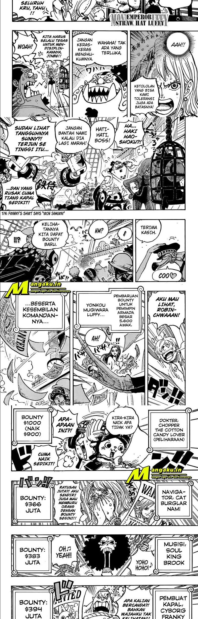 Manga One Piece Chapter 1058 gambar 2