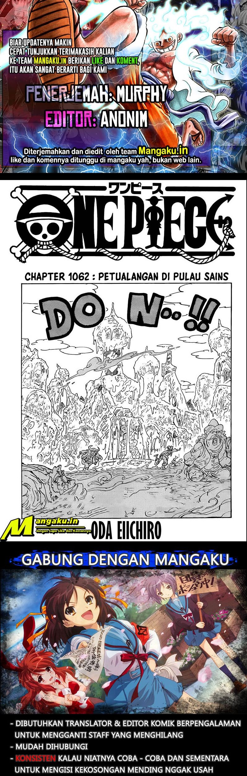 Komik One Piece Chapter 1062 gambar 1