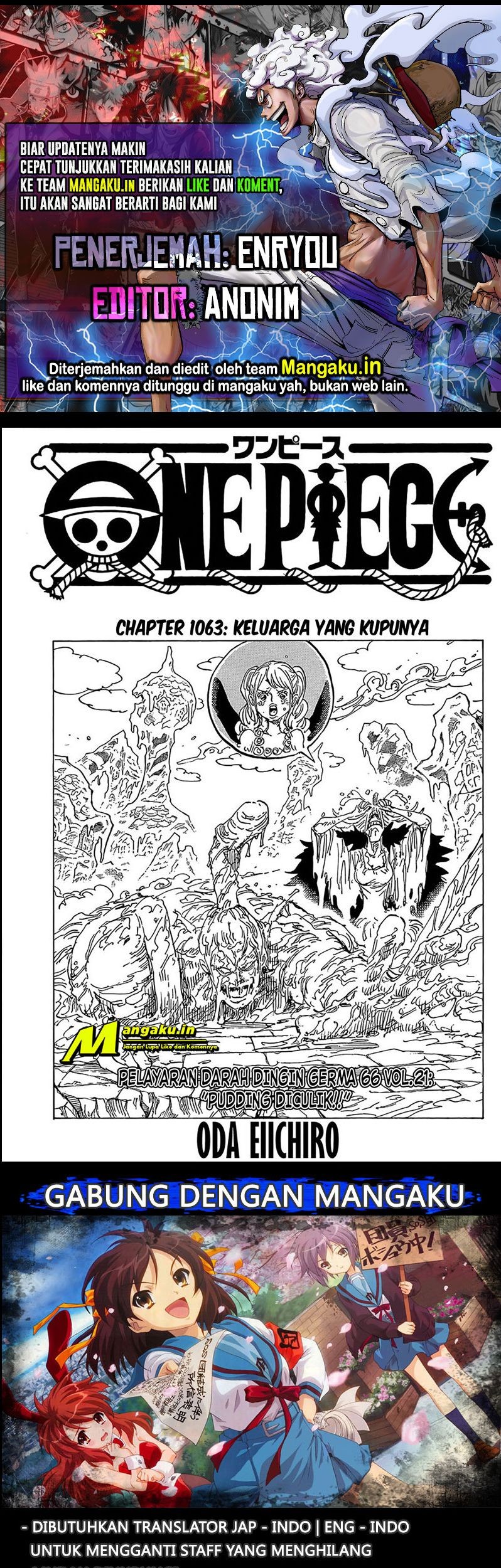 Komik One Piece Chapter 1063 gambar 1