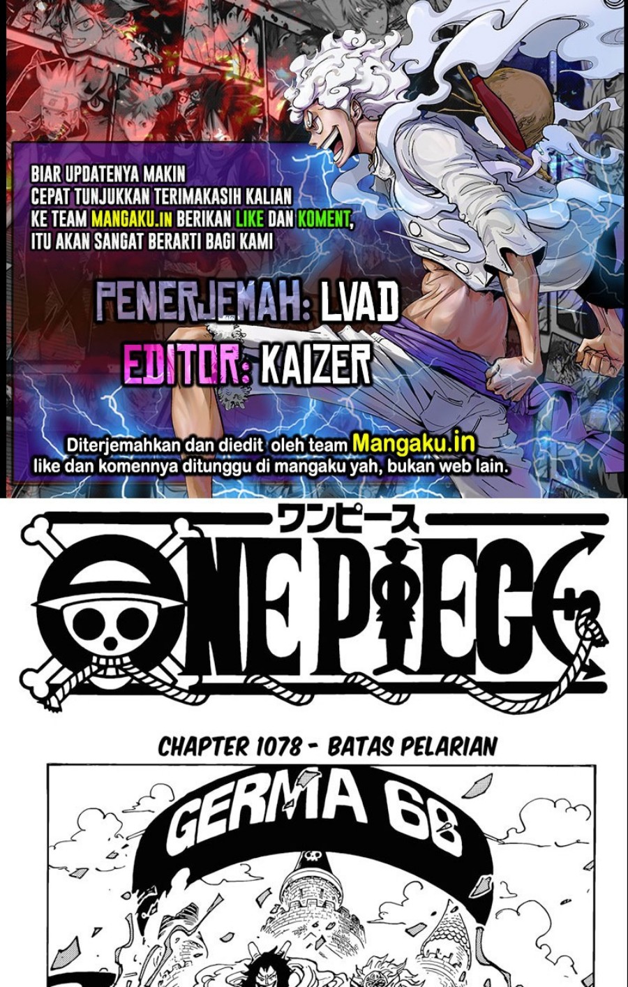 Komik One Piece Chapter 1078 gambar 1