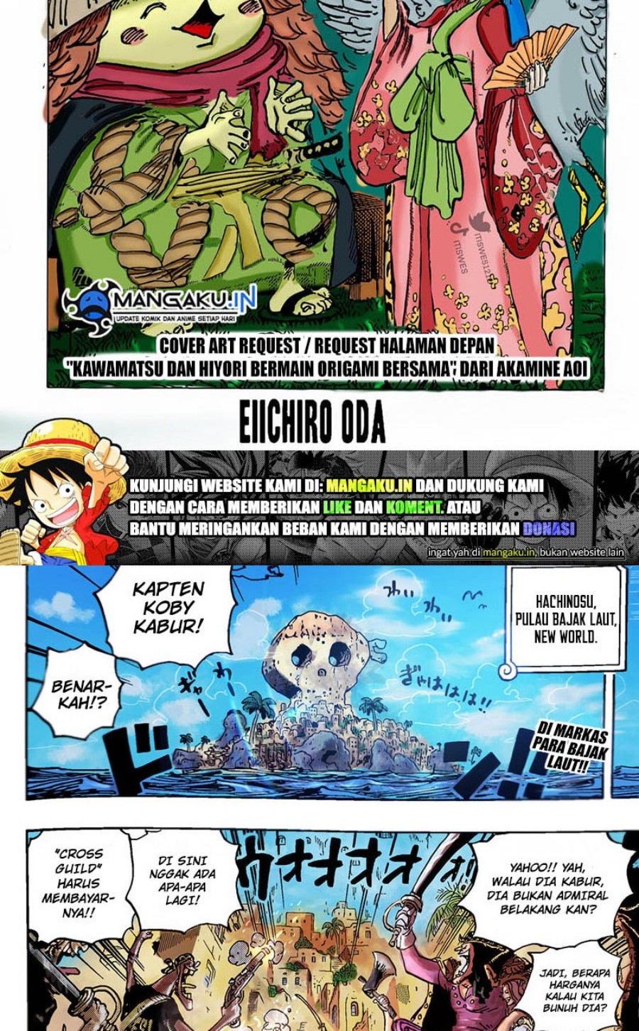 Manga One Piece Chapter 1080 gambar 2