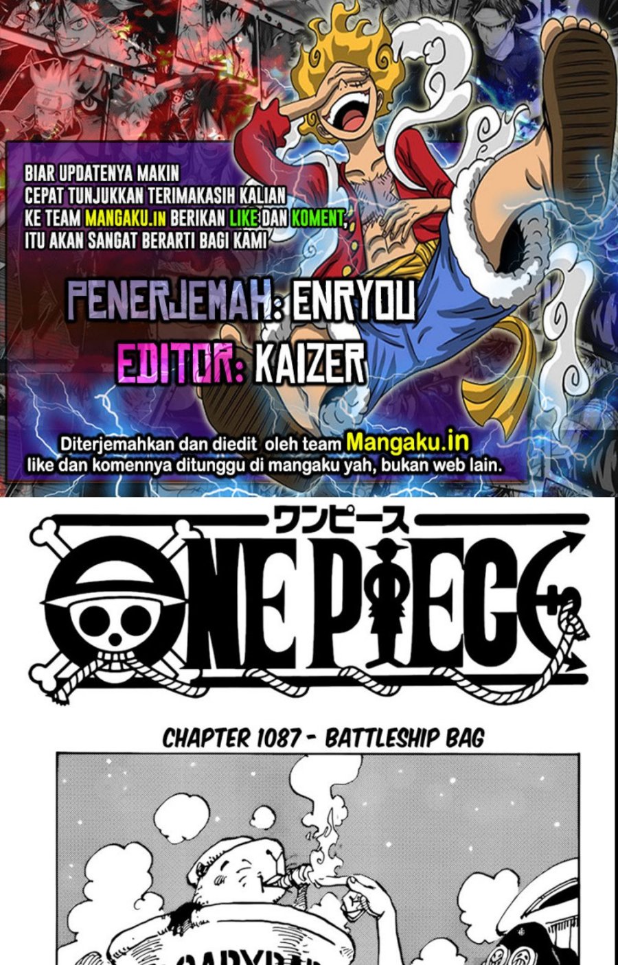 Komik One Piece Chapter 1087 gambar 1