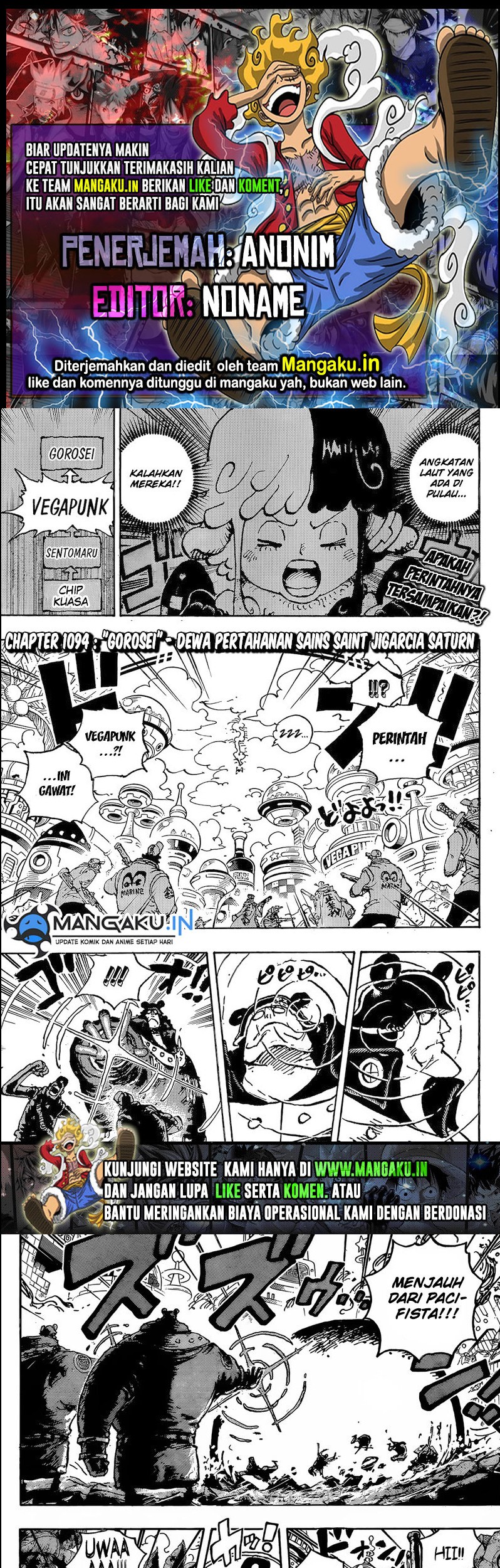Komik One Piece Chapter 1094 gambar 1