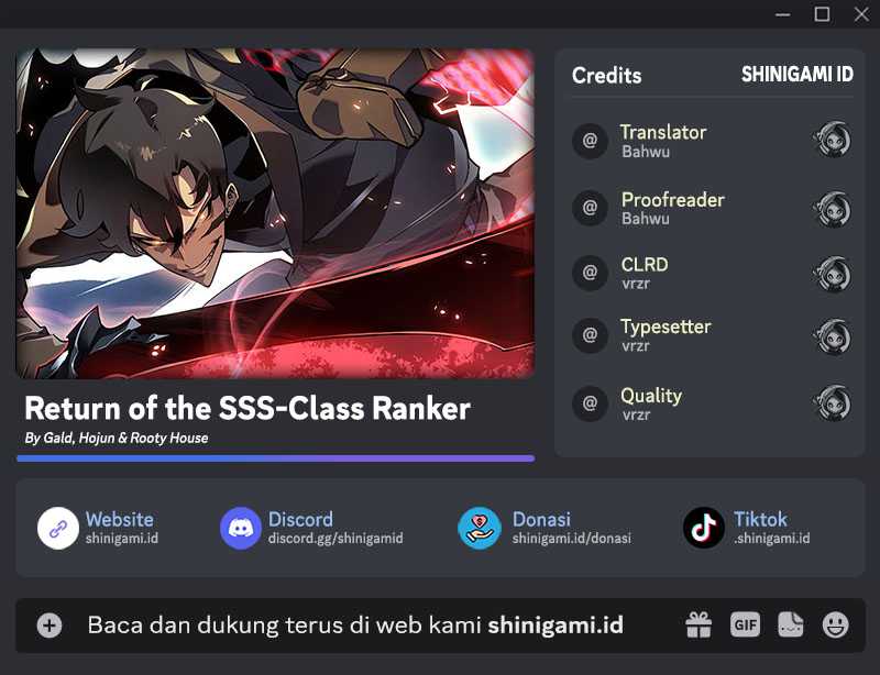 Komik Return of the SSS-Class Ranker Chapter 81 gambar 1