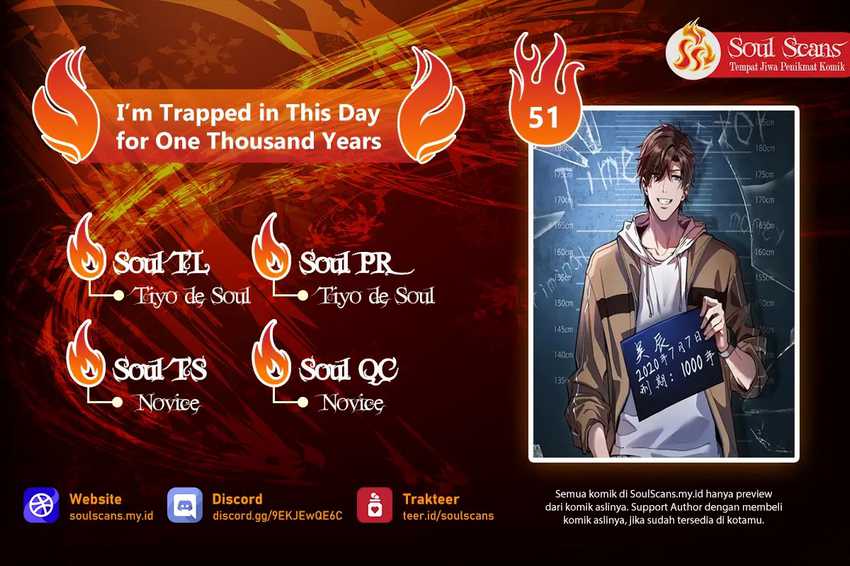 Komik I’m Trapped in This Day for One Thousand Years Chapter 51 gambar 1