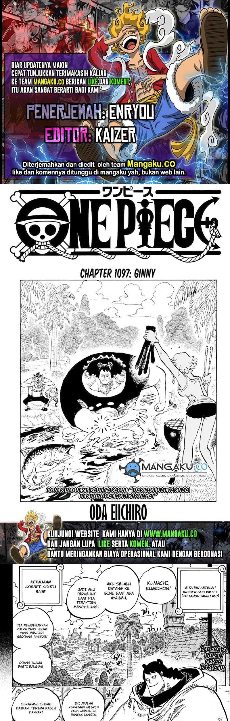 Komik One Piece Chapter 1097 gambar 1