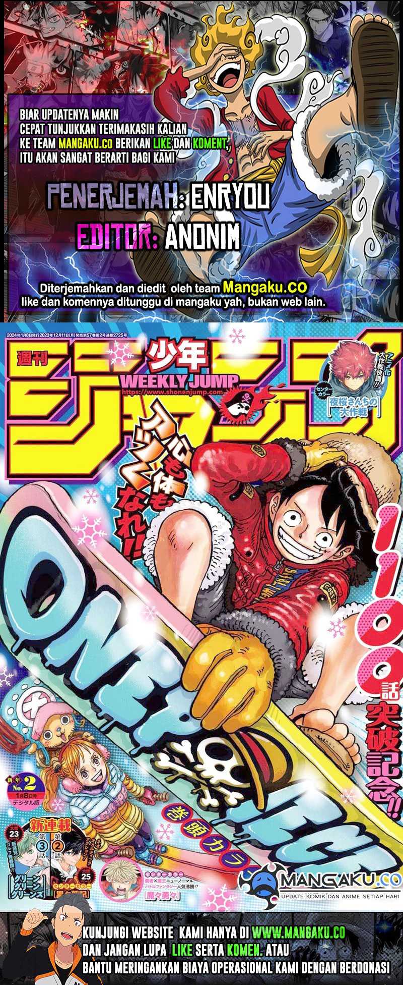 Komik One Piece Chapter 1101 gambar 1