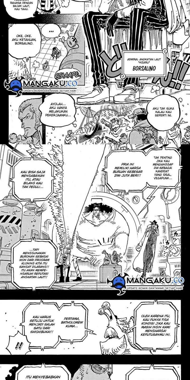 Manga One Piece Chapter 1100 gambar 2