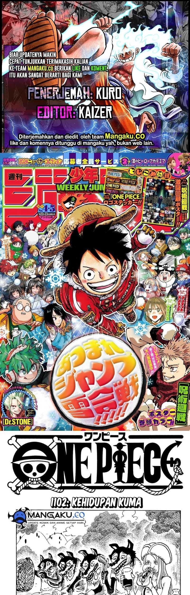 Komik One Piece Chapter 1102 gambar 1