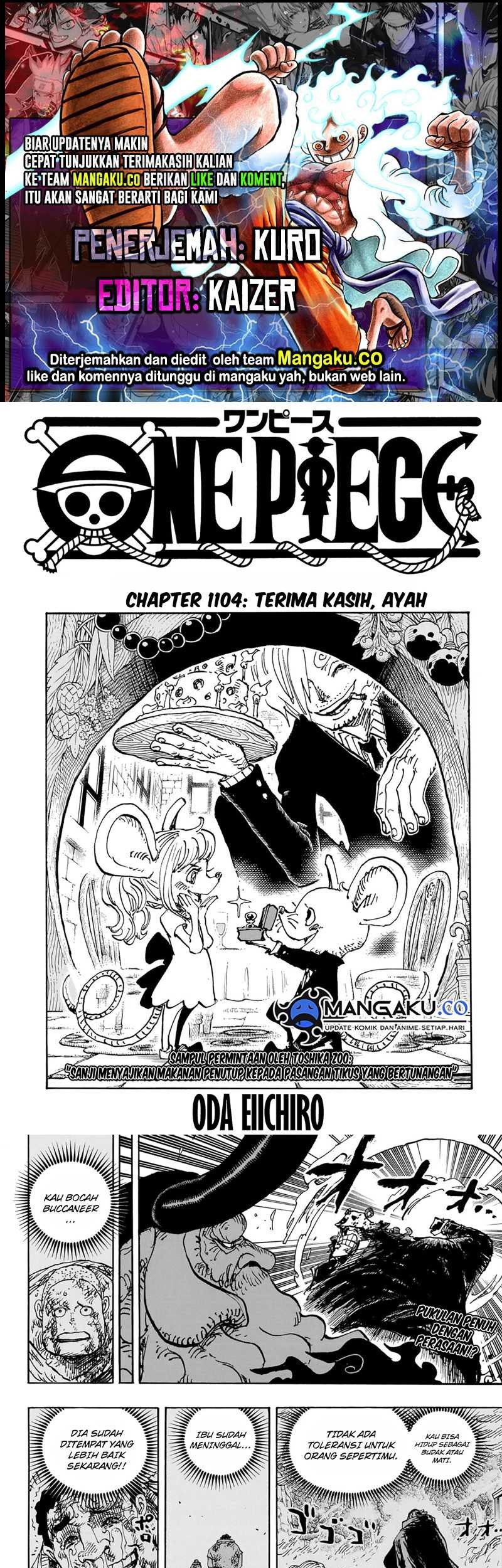Komik One Piece Chapter 1104 gambar 1
