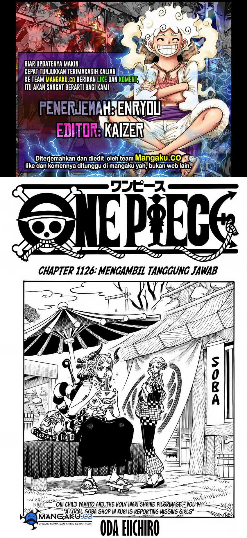 Komik One Piece Chapter 1126 gambar 1
