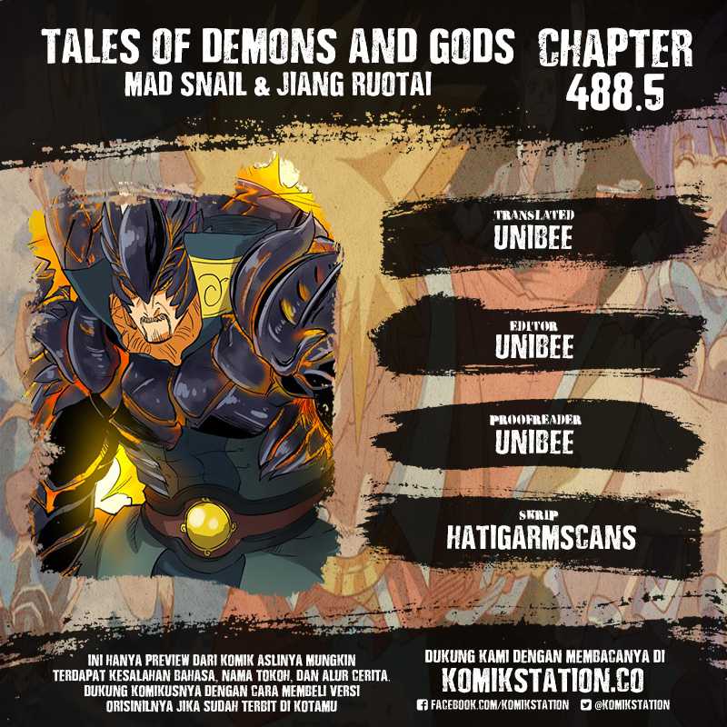Komik Tales of Demons and Gods Chapter 488.5 gambar 1
