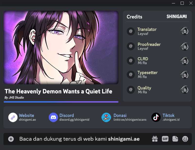 Komik The Heavenly Demon Wants A Quiet Life Chapter 13 gambar 1