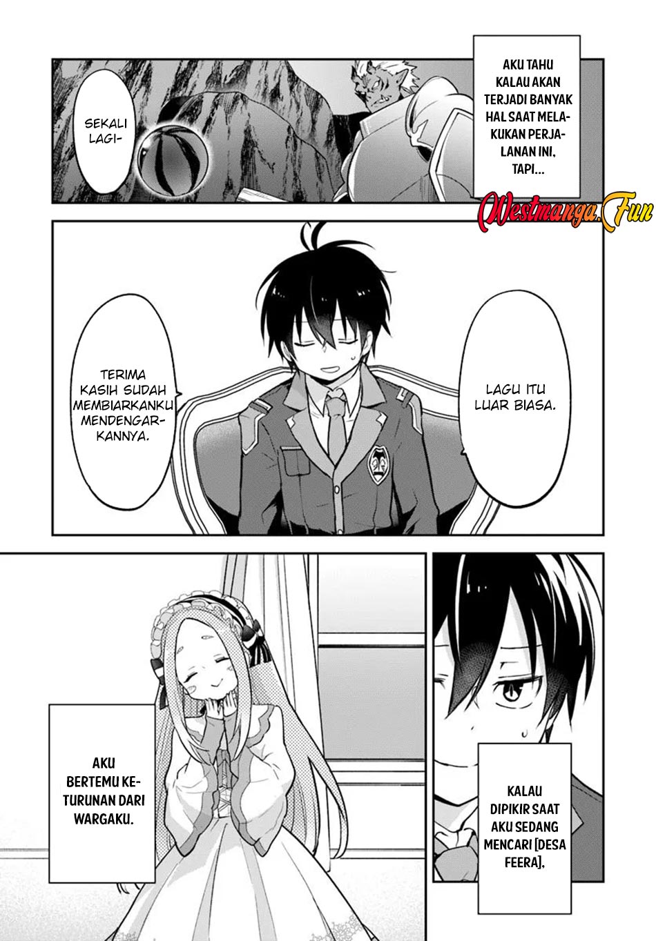 Manga Henkyou Gurashi no Maou, Tensei shite Saikyou no Majutsushi ni naru 〜Aisarenagara Nariagaru Moto Maō wa, Ningen o Shiritai〜 Chapter 46 gambar 2