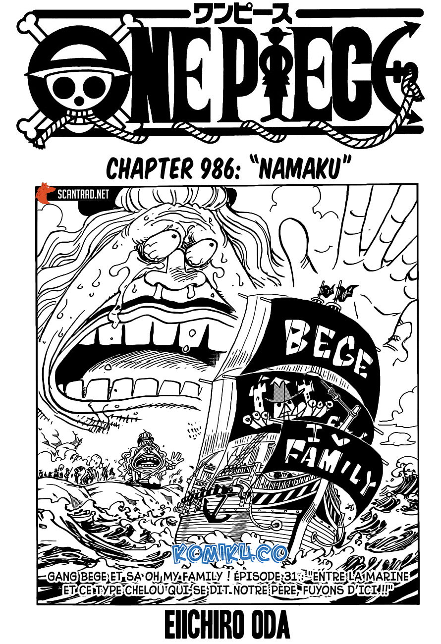 Manga One Piece Chapter 986 gambar 2