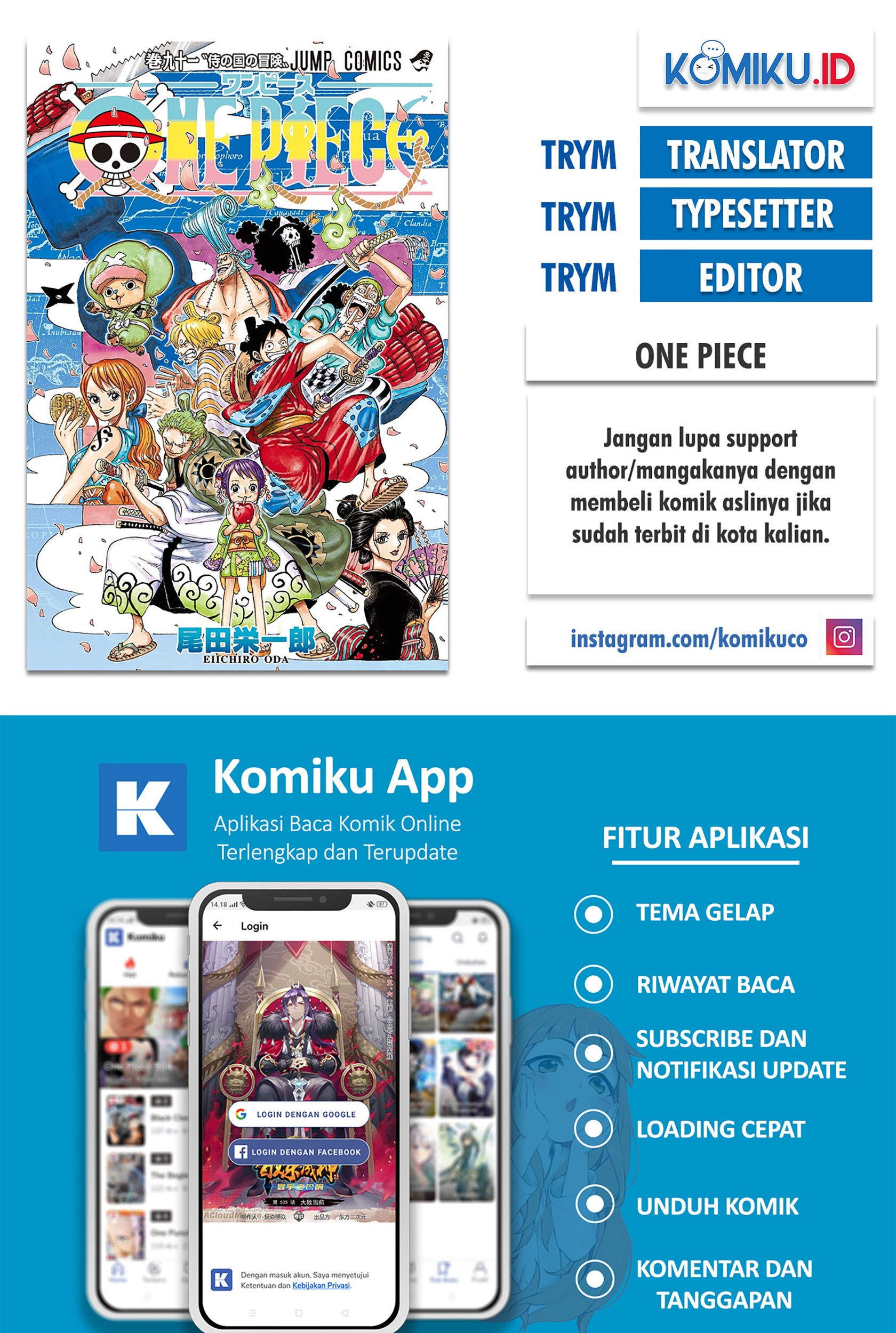 Komik One Piece Chapter 997 gambar 1