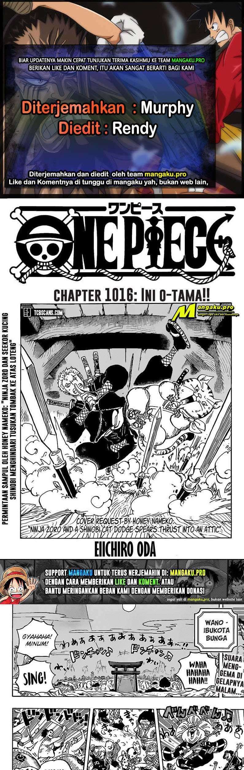 Komik One Piece Chapter 1016 gambar 1