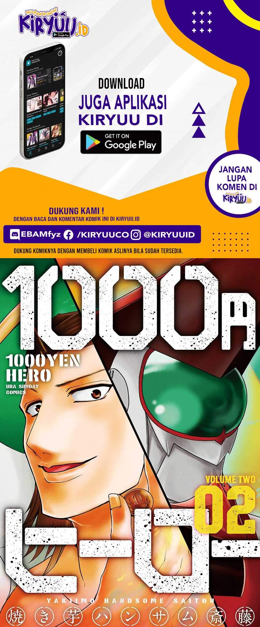 Manga 1000 Yen Hero Chapter 9 gambar 2