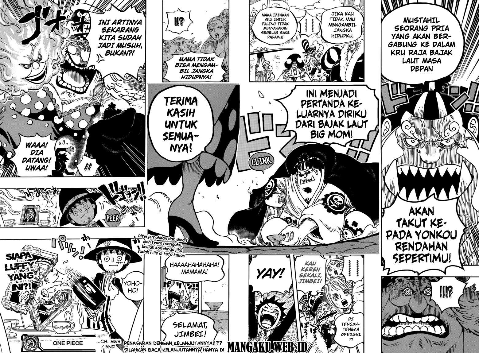 One Piece Chapter 863 Gambar 18