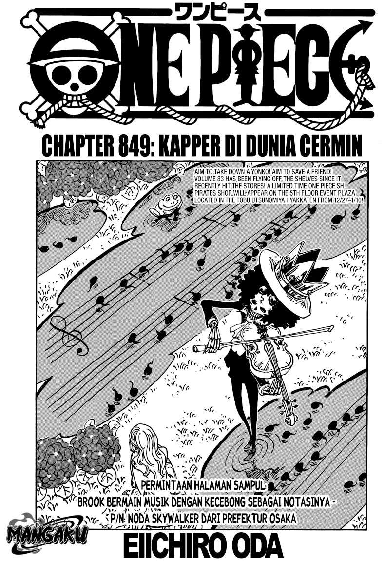 Manga One Piece Chapter 849 gambar 2