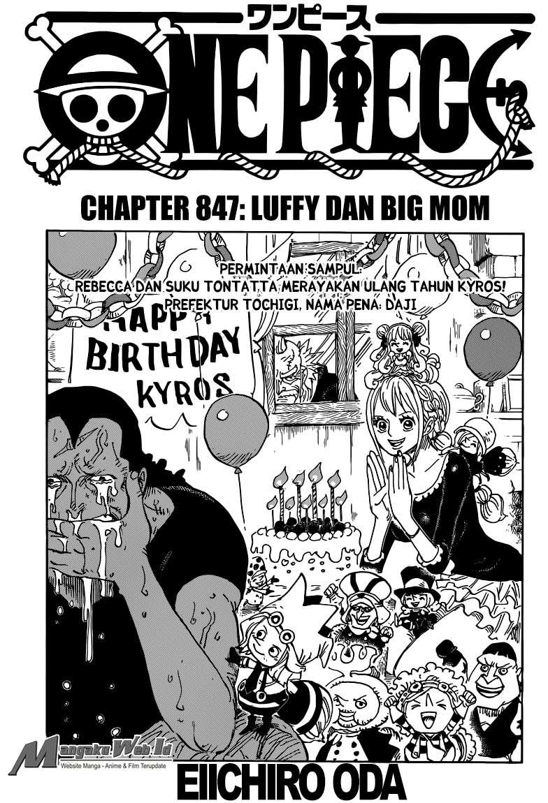 Manga One Piece Chapter 847 gambar 2