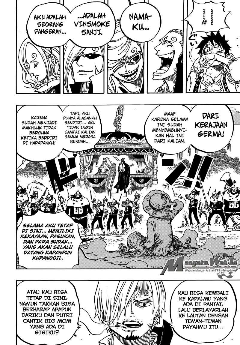 One Piece Chapter 843 Gambar 16